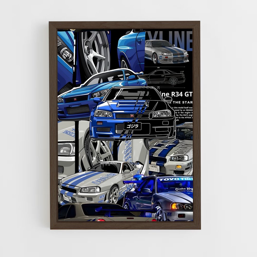 Poster superbe guitare F – affiche Mclaren (vue 5)